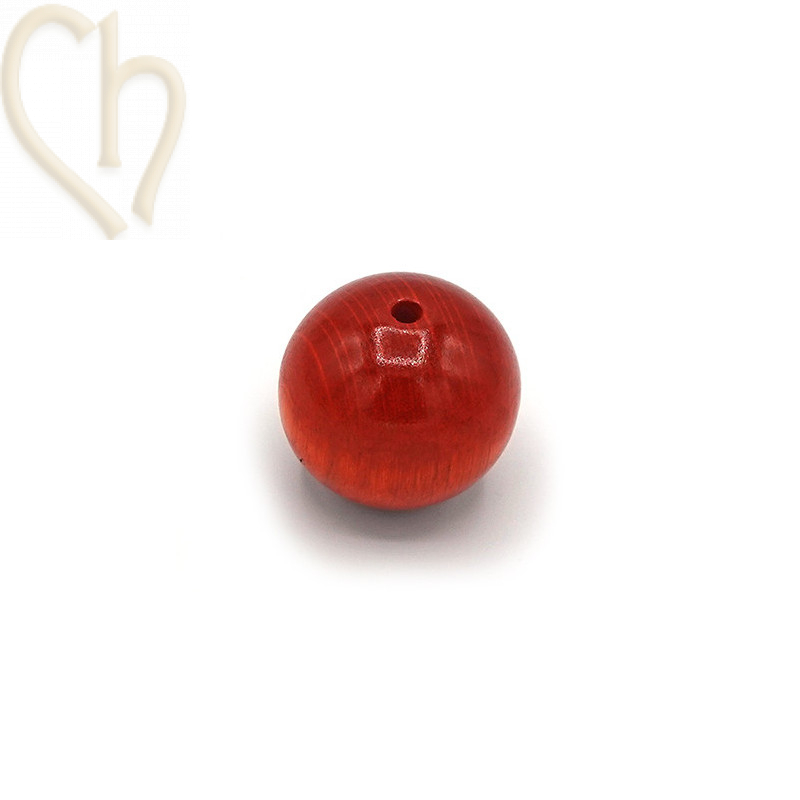 Wood ball 30mm Orange