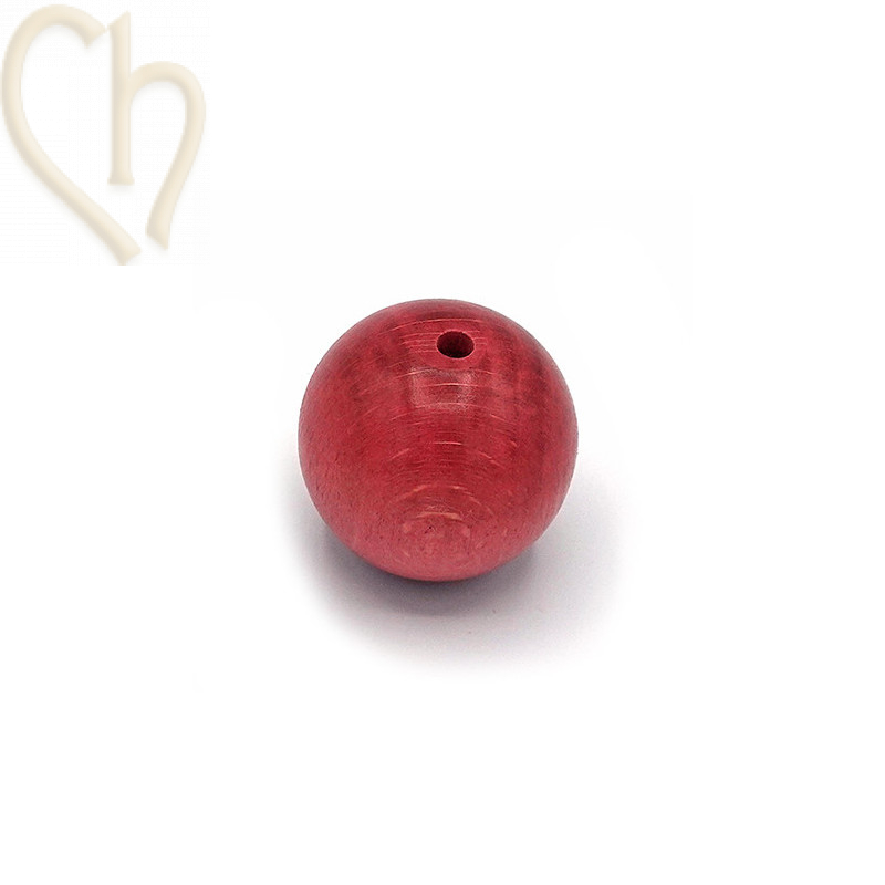 Wood ball 30mm Vintage Rose Wood ball 30mm Vintage Rose