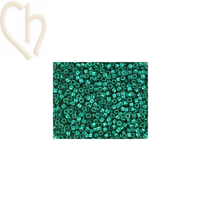 Galvanized Dark Aqua Green - Miyuki Delica 11/0 5 gr. DB2506