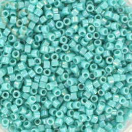 Opaque Turquoise Green AB - Miyuki Delica 11/0 5 gr. DB0166