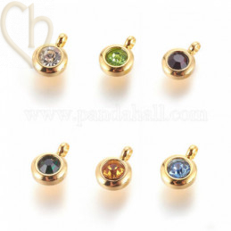 Charms edelstaal Crystal...