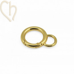 Fermoir porte clé 42x30x5mm Gold Plated