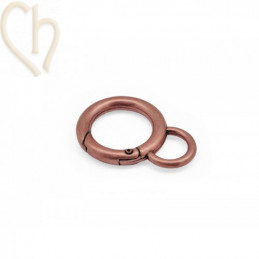 sleutelhanger sluiting 42x30x5mm Rose Gold Vintage