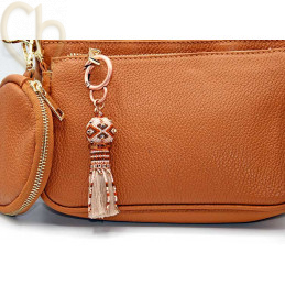 Pendentif Bolsa Beige Gold