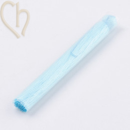 kwastje polyester 70mm lichtblauw