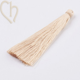 Tassel polyester 70mm Cream