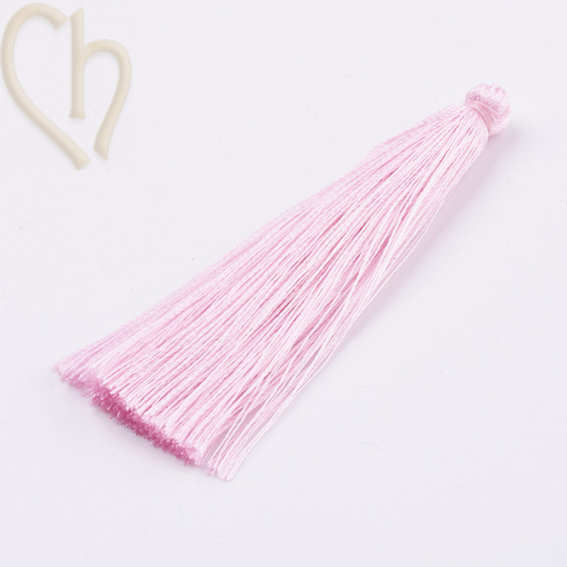 Tassel polyester 70mm Pink