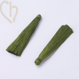 Tassel polyester 70mm Khaki