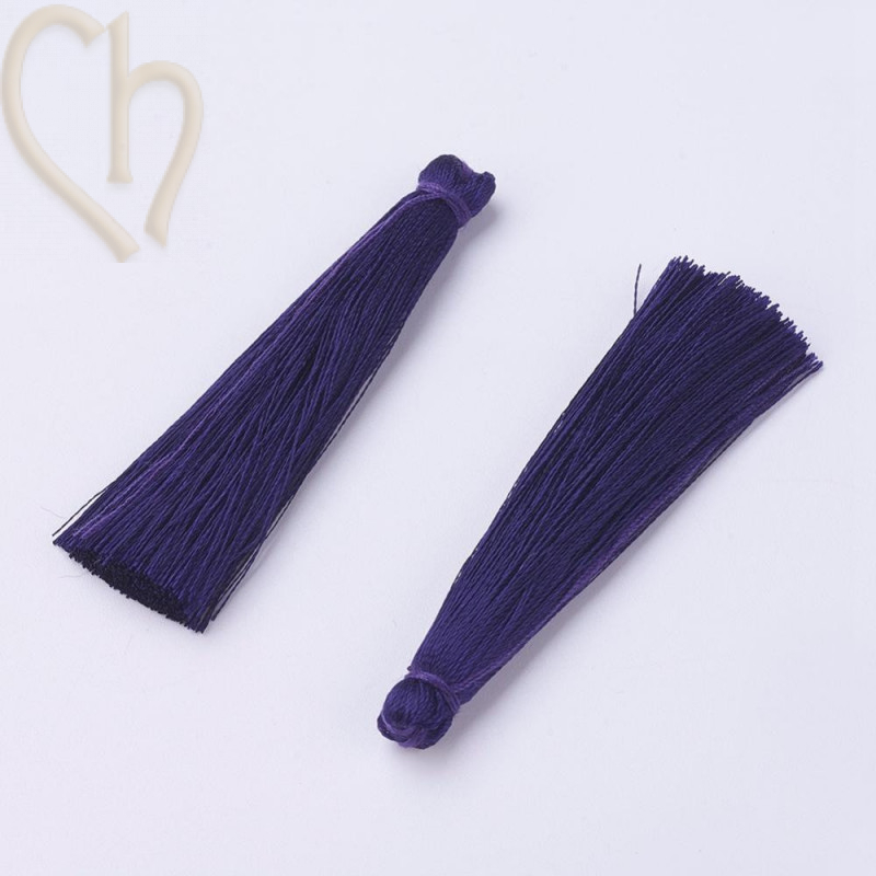 Tassel polyester 70mm Navyblue