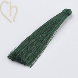 Tassel polyester 70mm Darkgreen