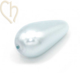 Preciosa Nacré Pear 15*8mm Light Blue