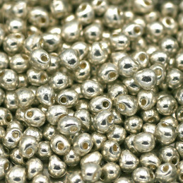 Drop beads Miyuki 3,4mm - DP-1051 Galvanized Silver