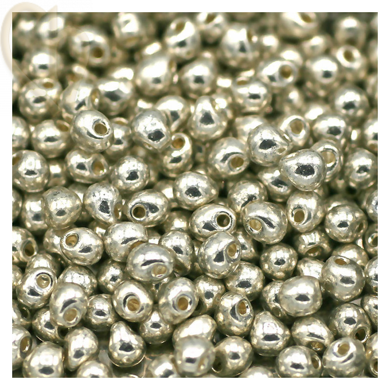 Drop beads Miyuki 3,4mm - DP-1051 Galvanized Silver Drop beads Miyuki 3,4mm - DP-1051 Galvanized Silver