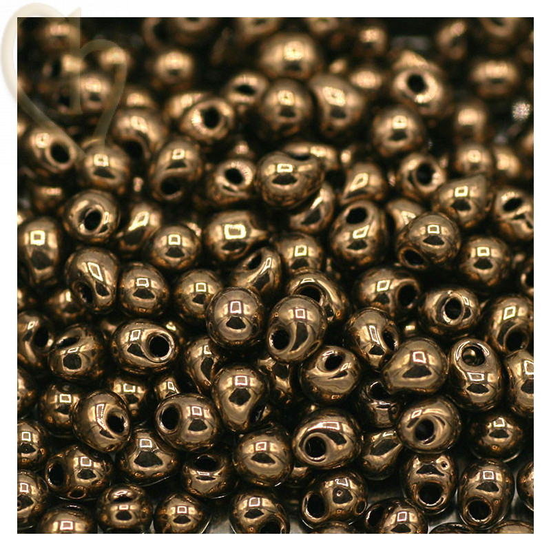 Drop beads Miyuki 3,4mm - DP-457 Brons Drop beads Miyuki 3,4mm - DP-457 Brons