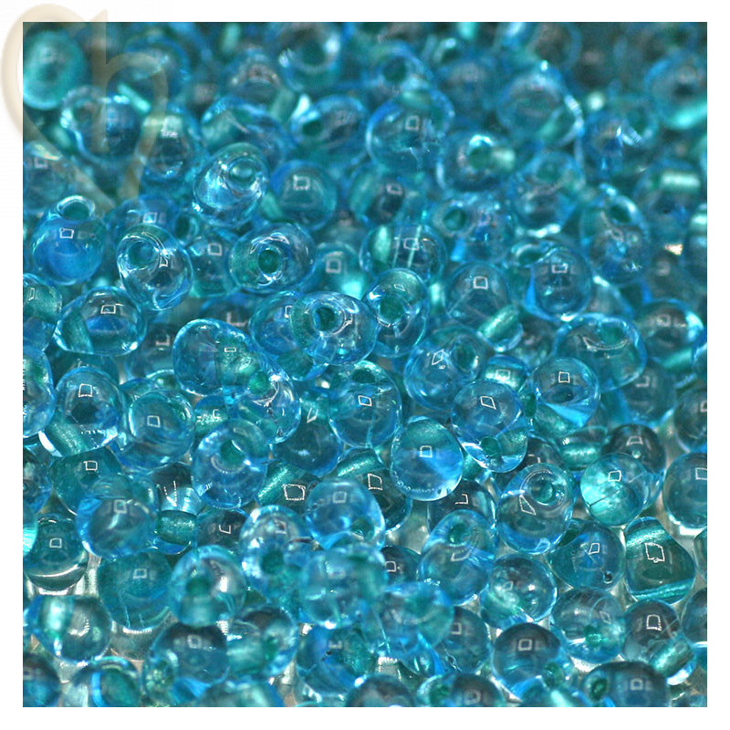 Drop beads Miyuki 3,4mm - DP-46 Turquoise Transp. Drop beads Miyuki 3,4mm - DP-46 Turquoise Transp.