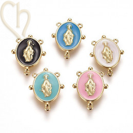 Charms madonna 17mm enamel...