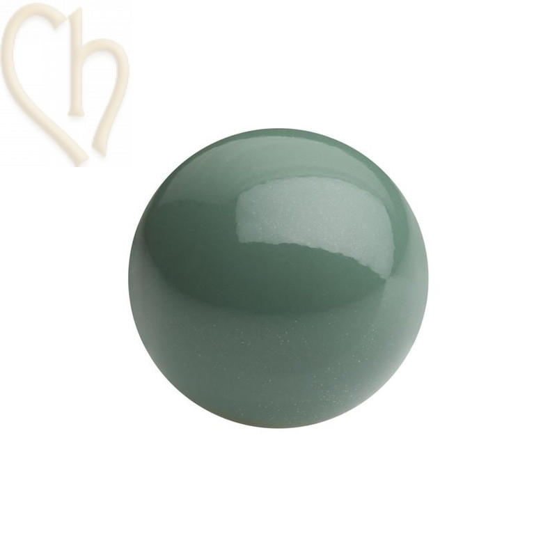 Preciosa 4mm Sage Round Nacré Pearl Maxima