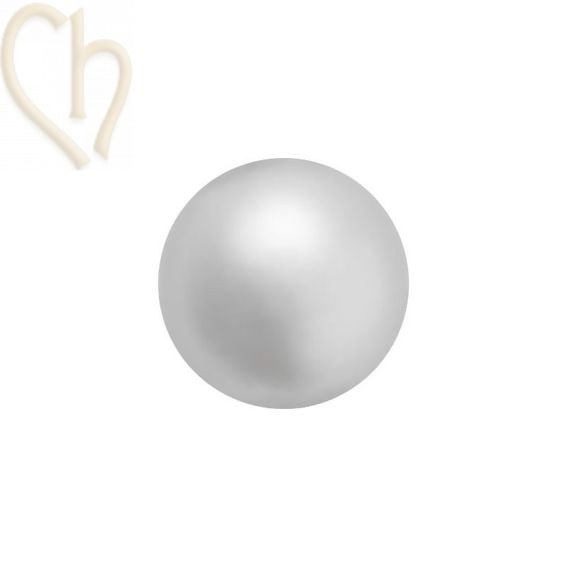 Preciosa 4mm LIGHT GREY Round Nacré Pearl Maxima