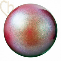 Preciosa 4mm PEARLESCENT RED Round Nacré Pearl Maxima