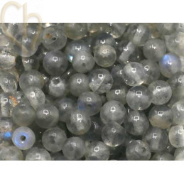 Gemstone round 4mm - Labradorite