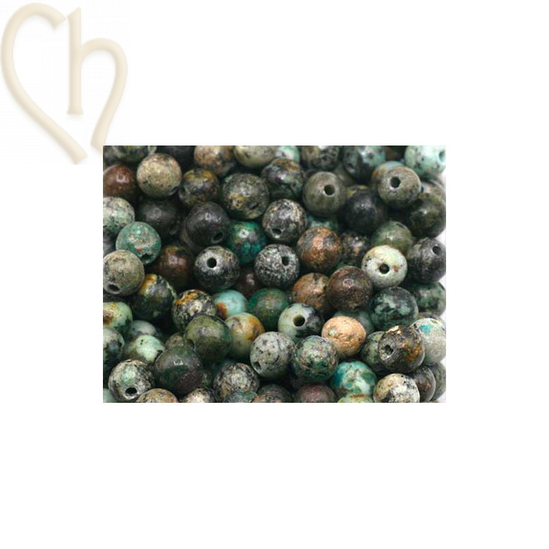 Natuursteen 4mm - Turquoise d'Afrique Natuursteen 4mm - Turquoise d'Afrique