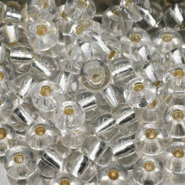 Seedbeads 4/0 Cristal S/L