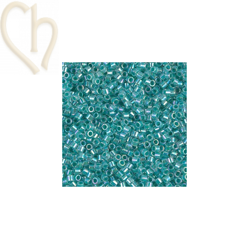 Lined Zircon Blue AB - Miyuki Delica 11/0 5 gr. DB079