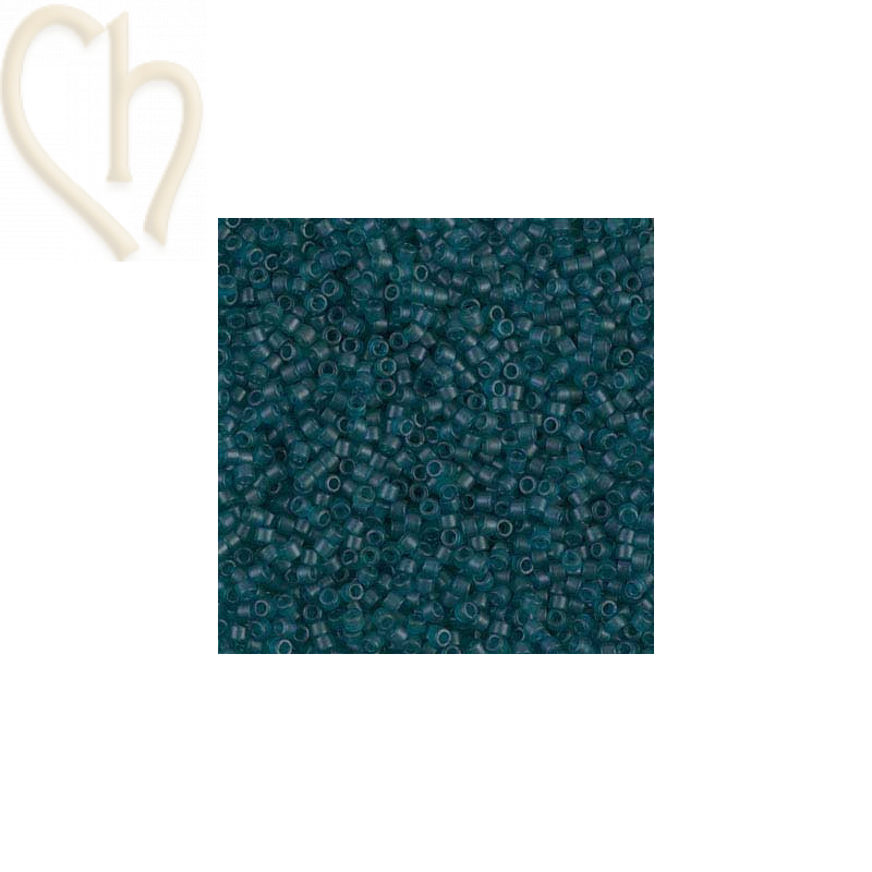 Turquoise Transparent Mat - Miyuki Delica 11/0 5 gr. DB788