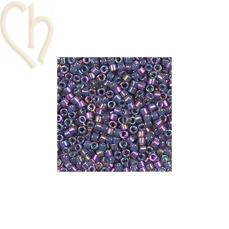 Purple Opaque Gray Rainbow - Miyuki Delica 11/0 5 gr. DB134