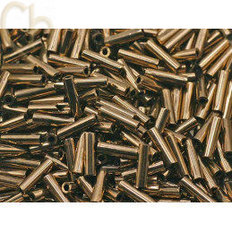 Bugle 6mm Miyuki Bronze Metallic 457