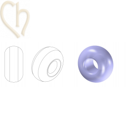 Rocaille 4/0 Turquoise Foncé Opaque