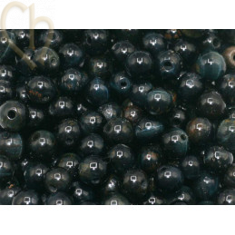 Gemstone round 8mm - Oeil de Faucon