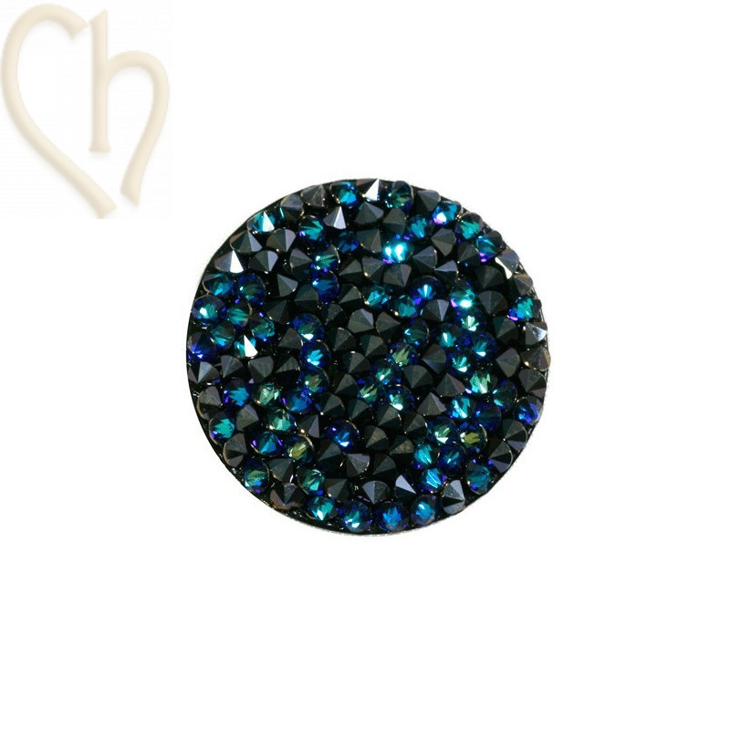 Crystal ROCKS 30mm Bermuda Blue /noir