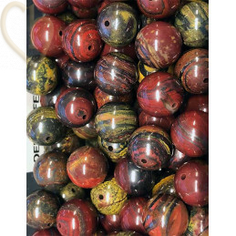 Oeil de Fer natural gemstone 10mm