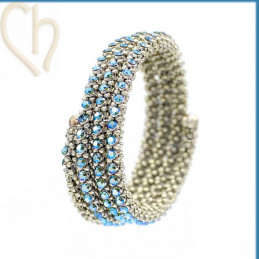 Kit bracelet Memory Bangle en Erenite Smoke