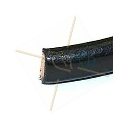 Licorice black leather 6*10mm