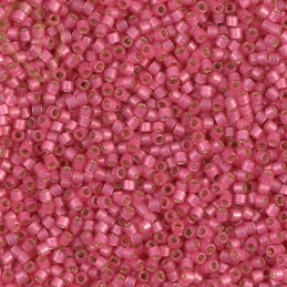 Alabaster Silverlined Dyed Hibiscus - Miyuki Delica 11/0 5 gr. DB2175 M