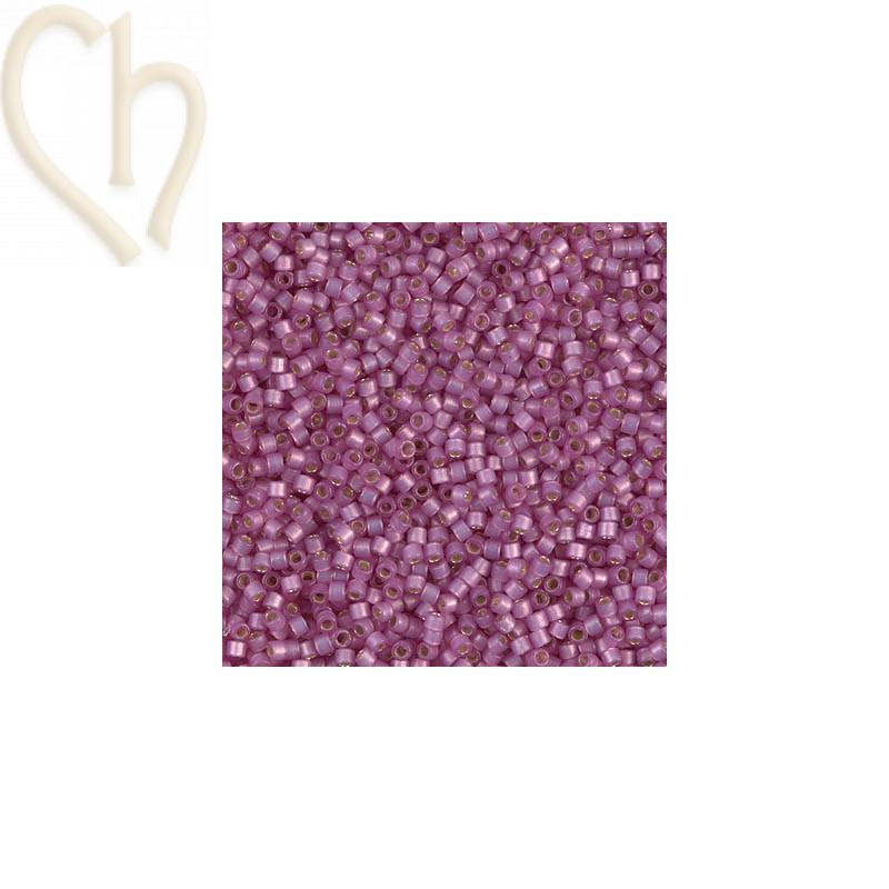 Alabaster Silverlined Dyed Orchid - Miyuki Delica 11/0 5 gr. DB2180 M