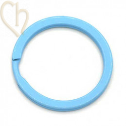 Double ring steel 28mm for keyholder Licht Bleu