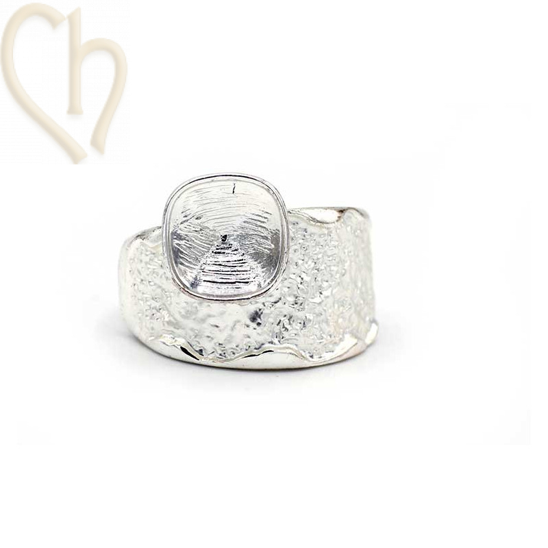 Bague reglable élastique avec support pour Crystal 4470 10mm