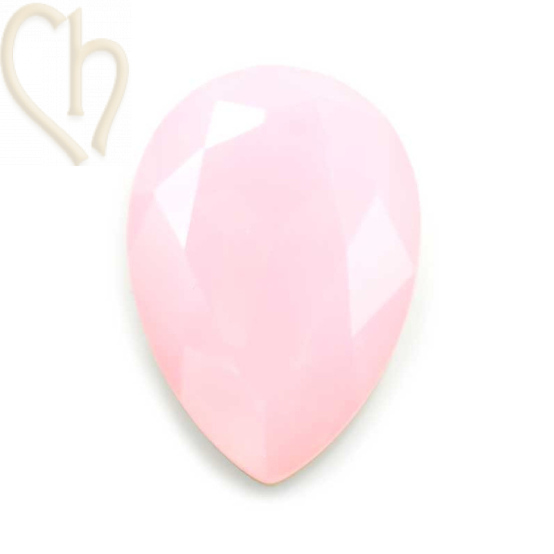 Charl'stone cabochon Pear 30*20mm Rose Water Opal 5205