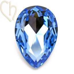 Charl'stone cabochon Pear 30*20mm Light Sapphire 7002