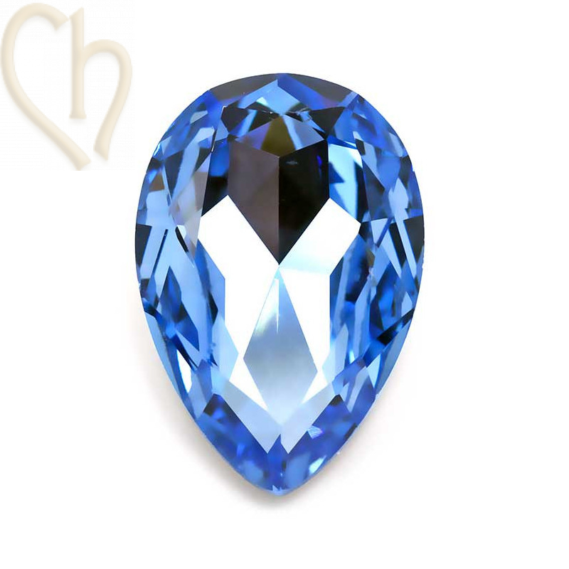 Charl'stone cabochon Peer 30*20mm Light Sapphire 7002 Charl'stone cabochon Peer 30*20mm Light Sapphire 7002