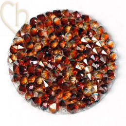 Crystal ROCKS 30mm Red Magma