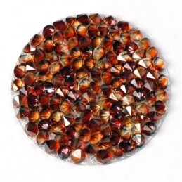 Crystal Rocks 30mm Red Magma