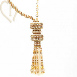 Pack Necklace Saturne Beige...