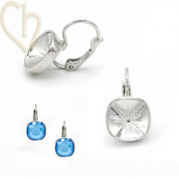 earrings rhodium for...