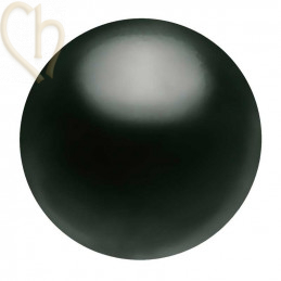 Preciosa 4mm Magic Black Round Nacré Pearl Maxima