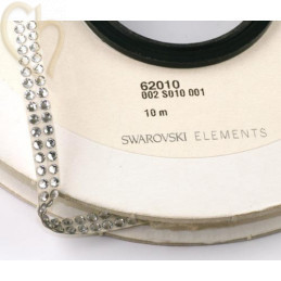 Swarovski Strass Crystaltex 2 rangs 7mm