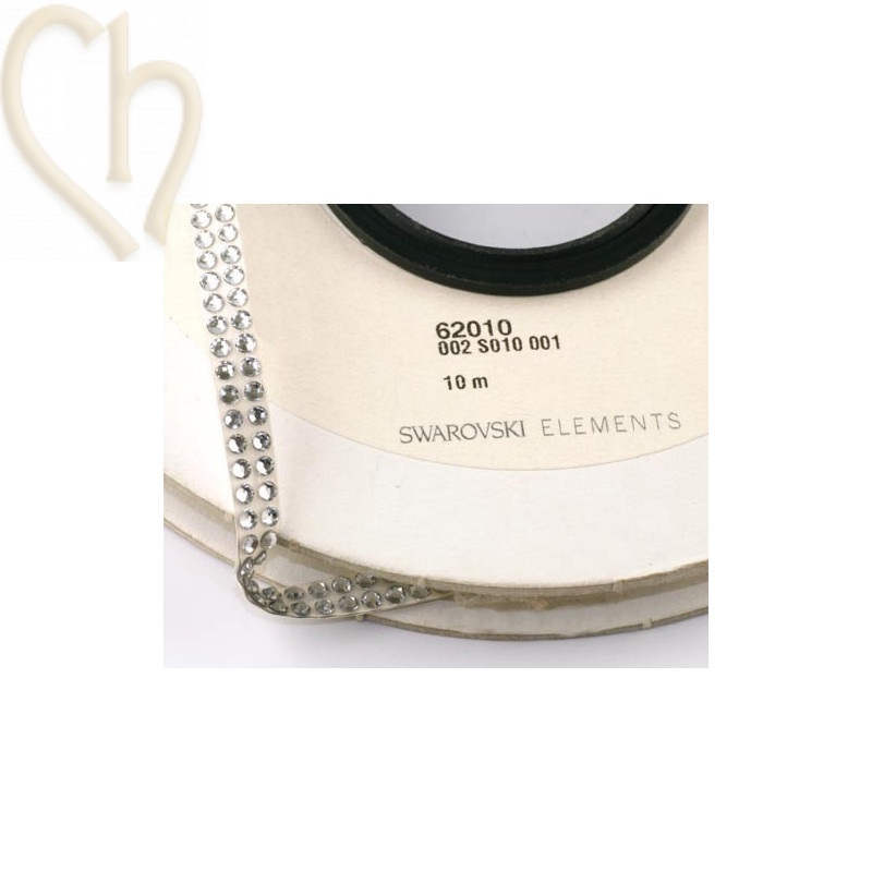 Swarovski Strass Crystaltex 2 rangs 7mm